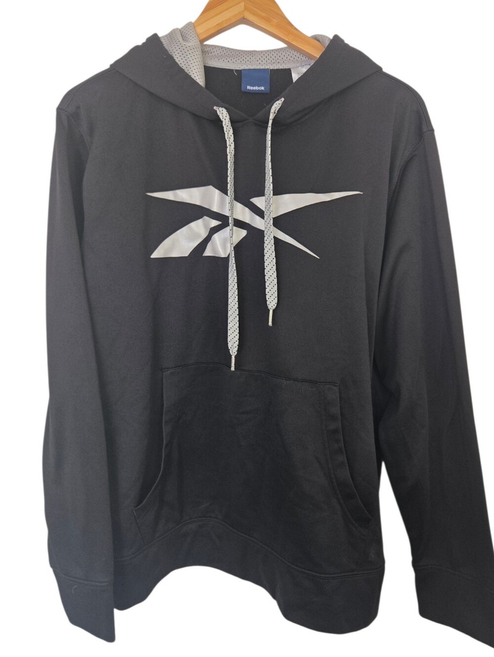 Reebok Black Performance Logo Pullover Hoodie Men’s M